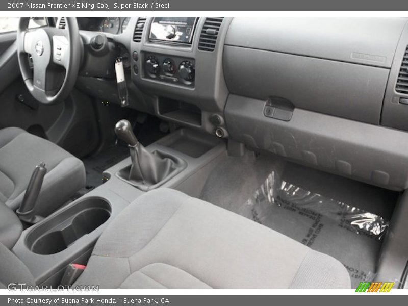 Super Black / Steel 2007 Nissan Frontier XE King Cab