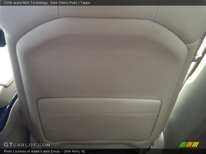 Dark Cherry Pearl / Taupe 2008 Acura MDX Technology