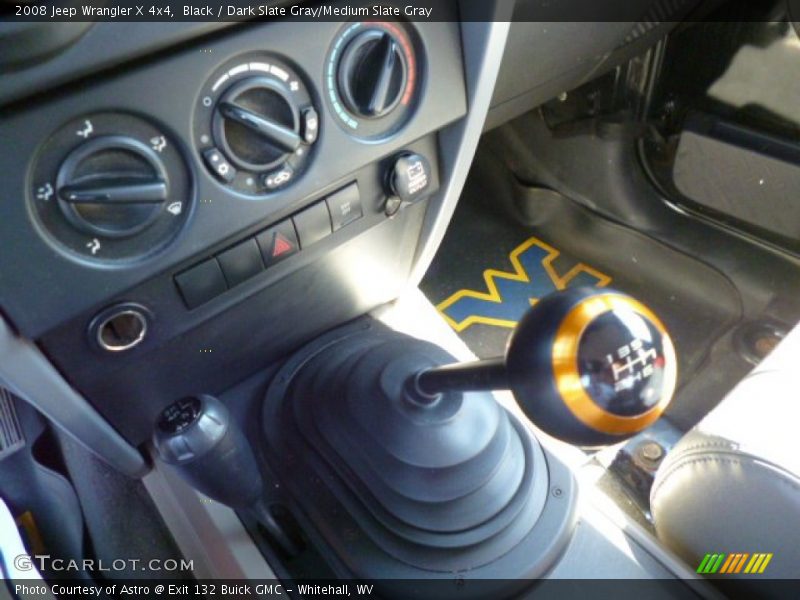 Black / Dark Slate Gray/Medium Slate Gray 2008 Jeep Wrangler X 4x4