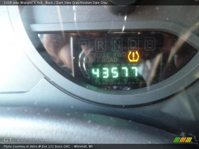 Black / Dark Slate Gray/Medium Slate Gray 2008 Jeep Wrangler X 4x4