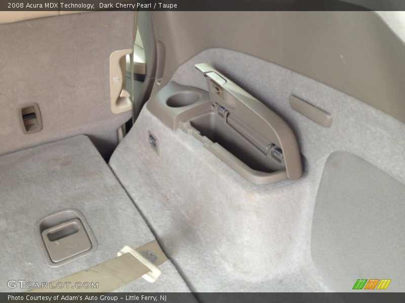Dark Cherry Pearl / Taupe 2008 Acura MDX Technology