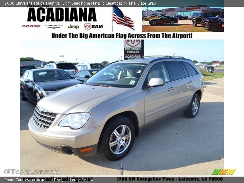 Light Sandstone Metallic Clearcoat / Pastel Slate Gray 2008 Chrysler Pacifica Touring
