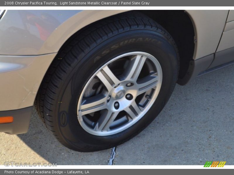 Light Sandstone Metallic Clearcoat / Pastel Slate Gray 2008 Chrysler Pacifica Touring