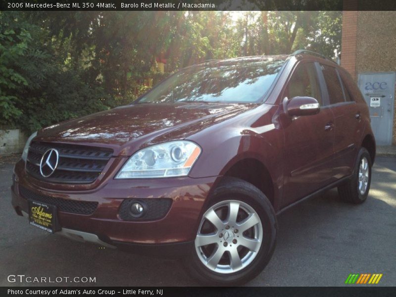Barolo Red Metallic / Macadamia 2006 Mercedes-Benz ML 350 4Matic