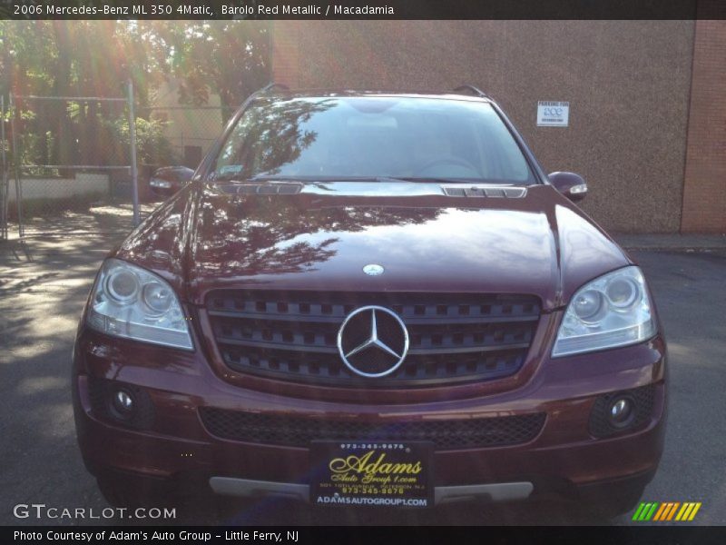 Barolo Red Metallic / Macadamia 2006 Mercedes-Benz ML 350 4Matic