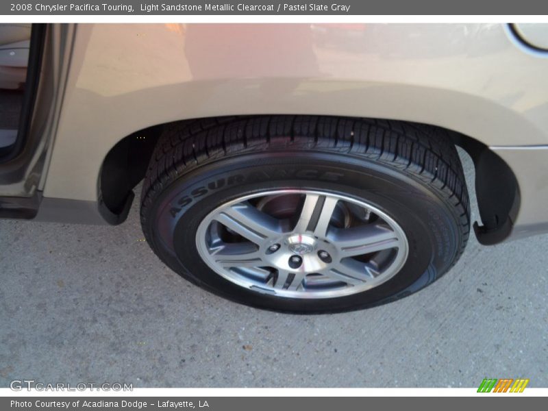 Light Sandstone Metallic Clearcoat / Pastel Slate Gray 2008 Chrysler Pacifica Touring