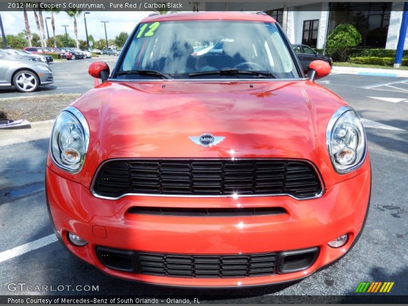 Pure Red / Carbon Black 2012 Mini Cooper S Countryman