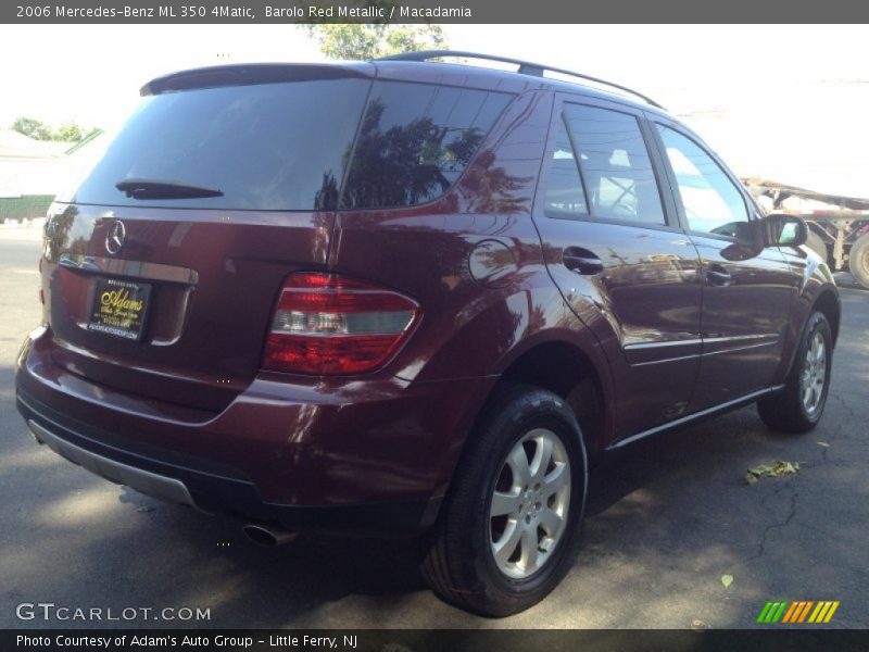 Barolo Red Metallic / Macadamia 2006 Mercedes-Benz ML 350 4Matic
