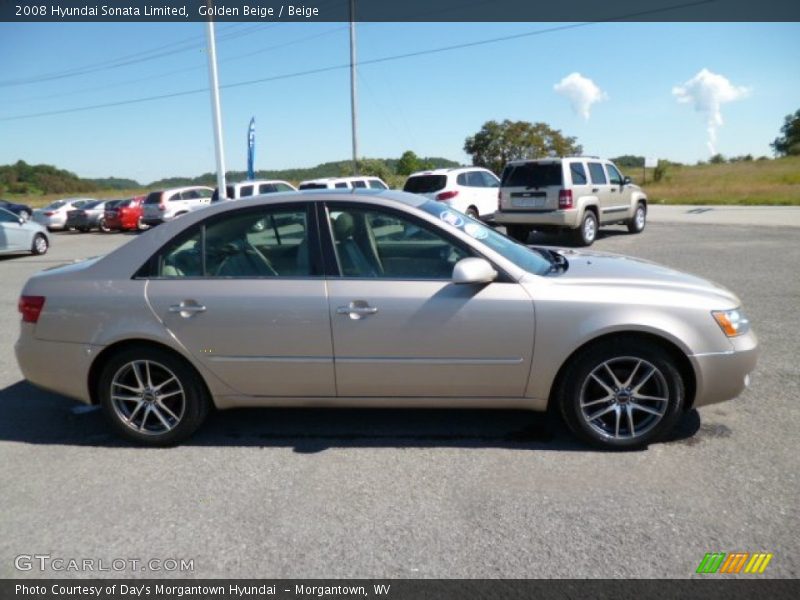 Golden Beige / Beige 2008 Hyundai Sonata Limited