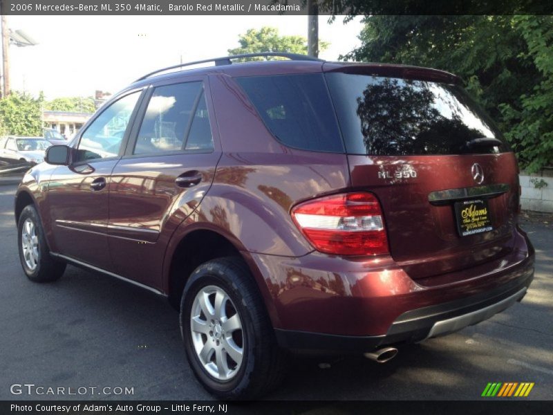 Barolo Red Metallic / Macadamia 2006 Mercedes-Benz ML 350 4Matic