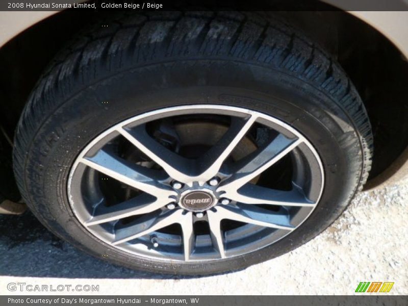 Golden Beige / Beige 2008 Hyundai Sonata Limited