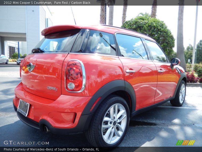 Pure Red / Carbon Black 2012 Mini Cooper S Countryman