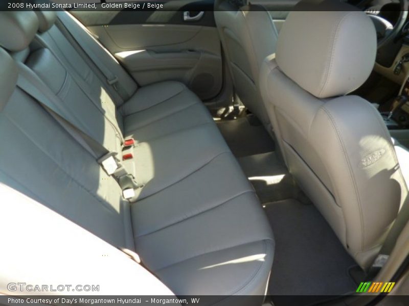Golden Beige / Beige 2008 Hyundai Sonata Limited