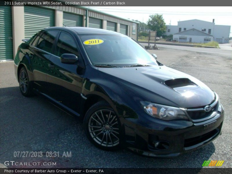 Obsidian Black Pearl / Carbon Black 2011 Subaru Impreza WRX Sedan