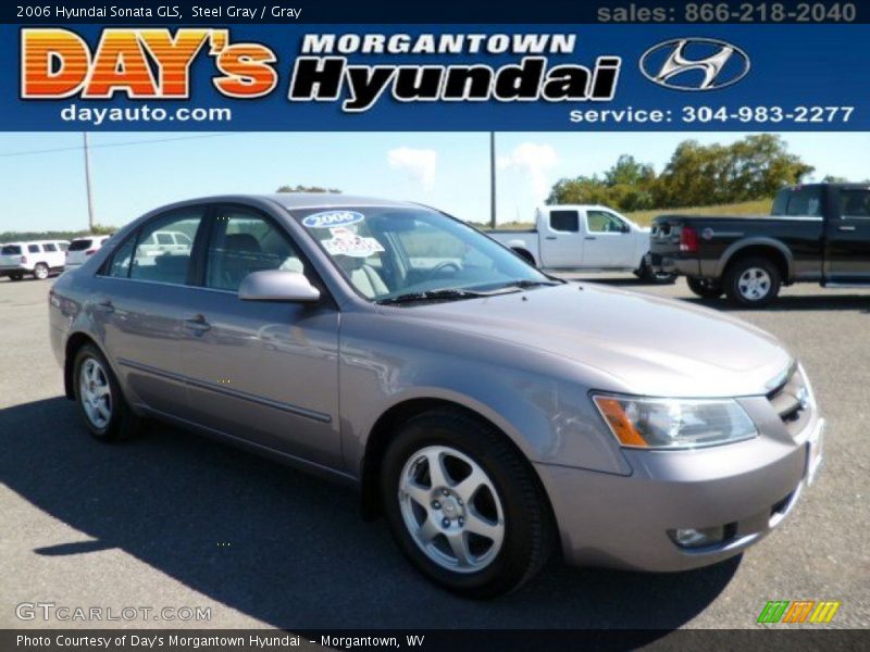 Steel Gray / Gray 2006 Hyundai Sonata GLS