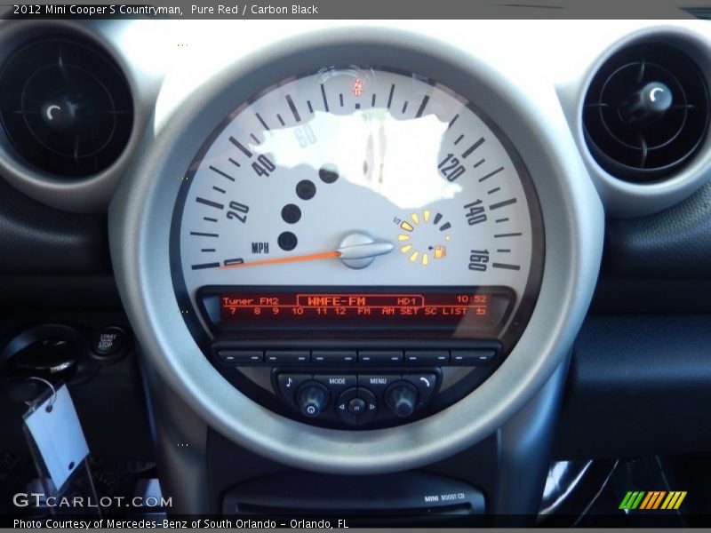 Pure Red / Carbon Black 2012 Mini Cooper S Countryman