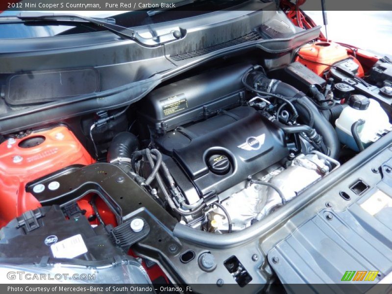  2012 Cooper S Countryman Engine - 1.6 Liter DI Twin-Scroll Turbocharged DOHC 16-Valve VVT 4 Cylinder