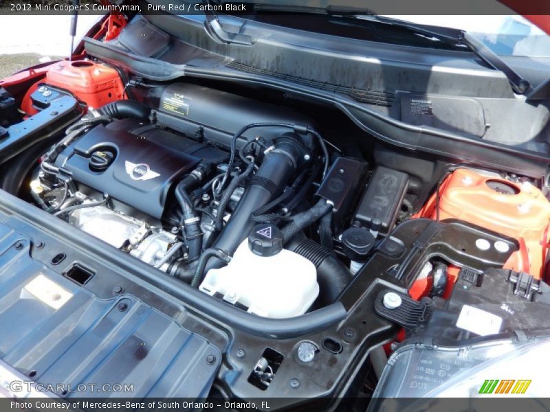  2012 Cooper S Countryman Engine - 1.6 Liter DI Twin-Scroll Turbocharged DOHC 16-Valve VVT 4 Cylinder