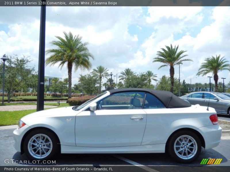  2011 1 Series 128i Convertible Alpine White