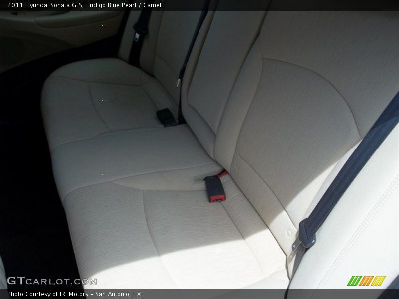 Indigo Blue Pearl / Camel 2011 Hyundai Sonata GLS