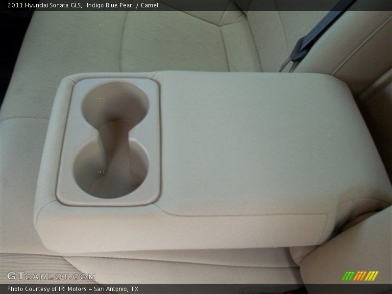 Indigo Blue Pearl / Camel 2011 Hyundai Sonata GLS