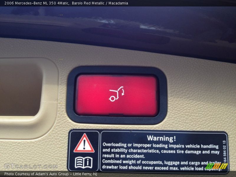 Barolo Red Metallic / Macadamia 2006 Mercedes-Benz ML 350 4Matic