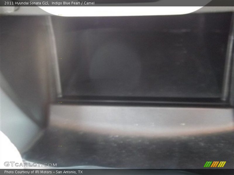 Indigo Blue Pearl / Camel 2011 Hyundai Sonata GLS
