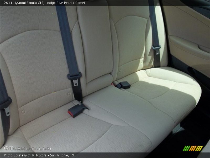 Indigo Blue Pearl / Camel 2011 Hyundai Sonata GLS