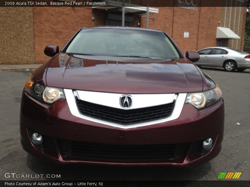 Basque Red Pearl / Parchment 2009 Acura TSX Sedan