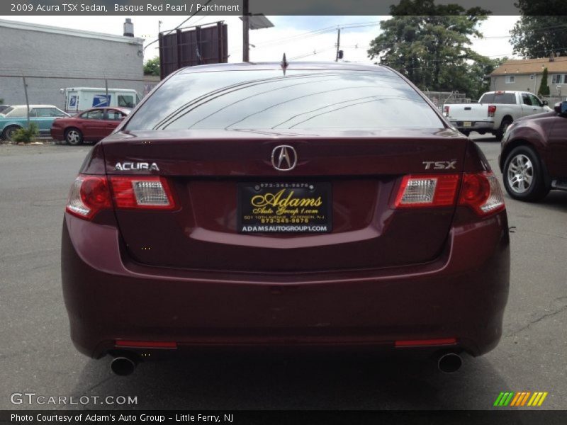 Basque Red Pearl / Parchment 2009 Acura TSX Sedan