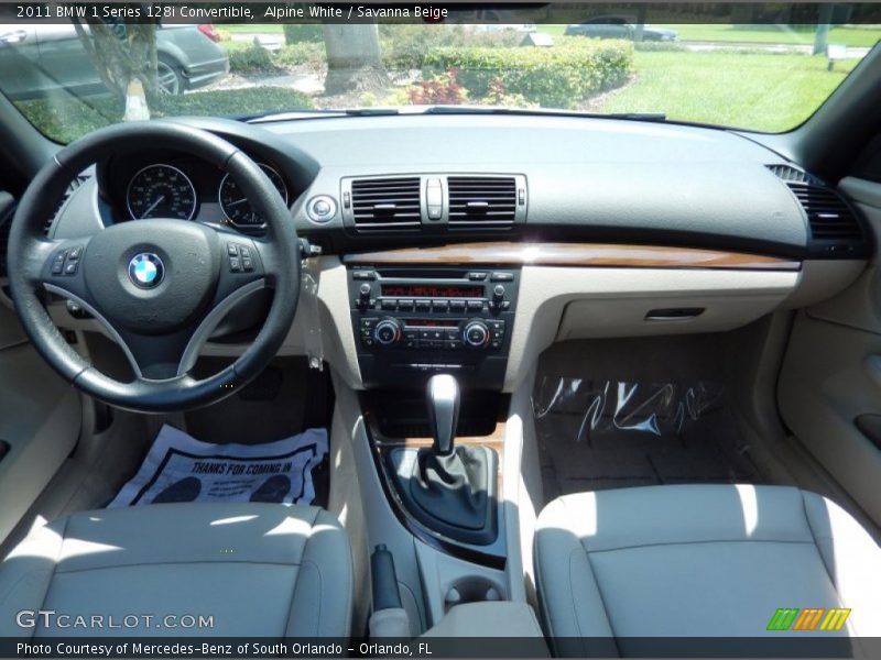 Dashboard of 2011 1 Series 128i Convertible