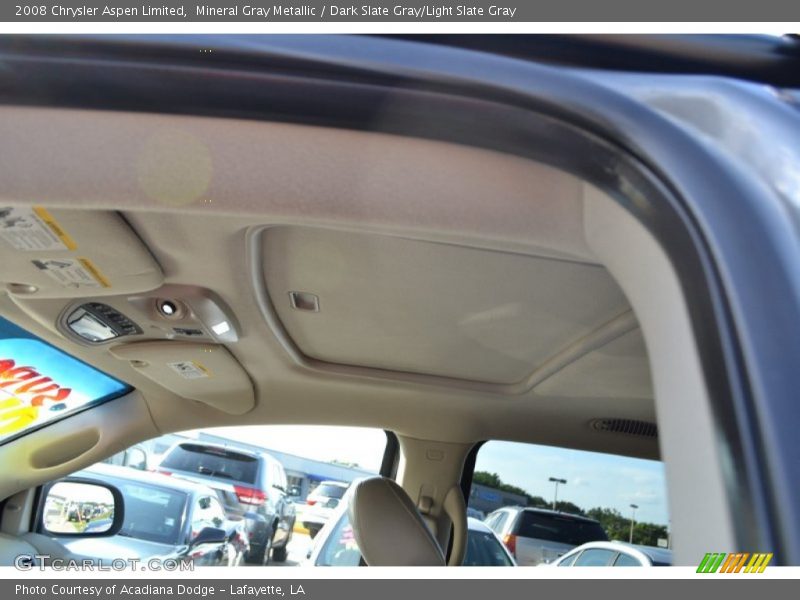 Mineral Gray Metallic / Dark Slate Gray/Light Slate Gray 2008 Chrysler Aspen Limited