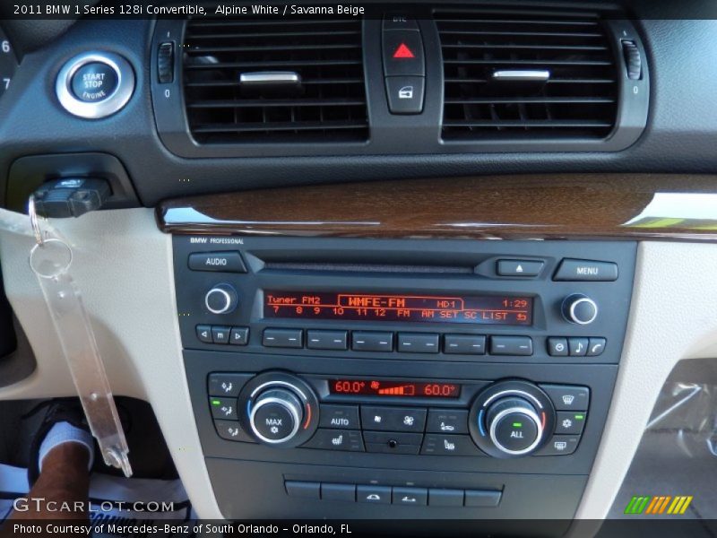 Controls of 2011 1 Series 128i Convertible