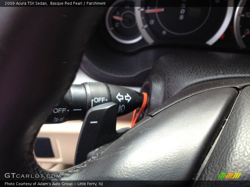Basque Red Pearl / Parchment 2009 Acura TSX Sedan