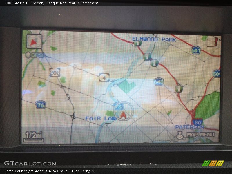Basque Red Pearl / Parchment 2009 Acura TSX Sedan