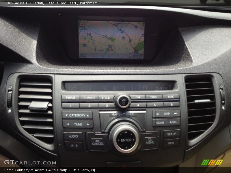 Basque Red Pearl / Parchment 2009 Acura TSX Sedan