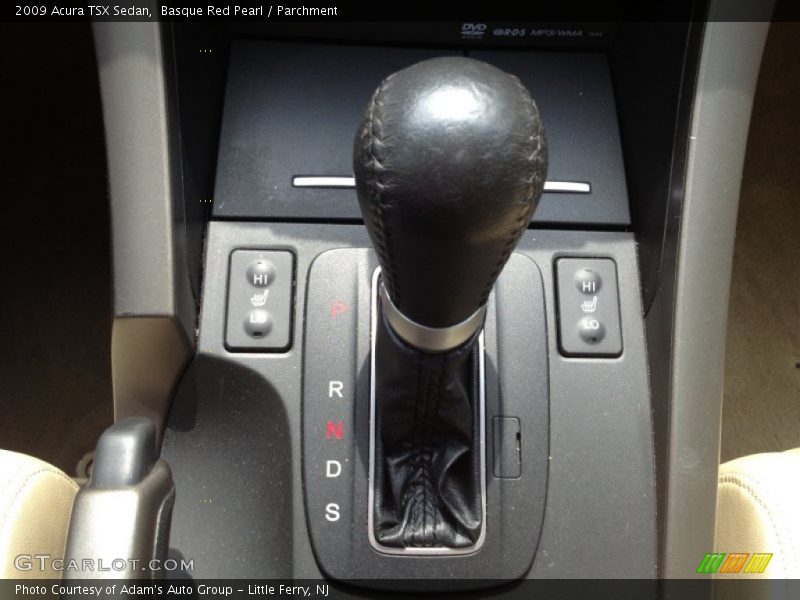 Basque Red Pearl / Parchment 2009 Acura TSX Sedan