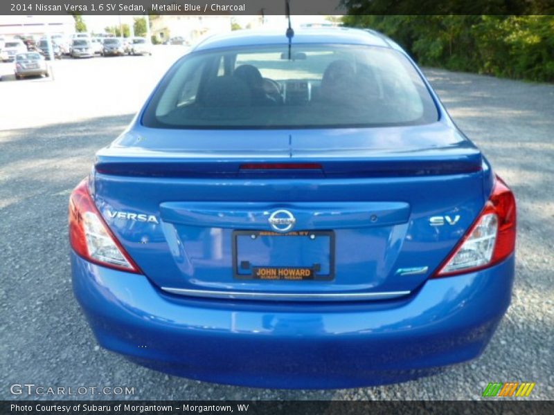 Metallic Blue / Charcoal 2014 Nissan Versa 1.6 SV Sedan