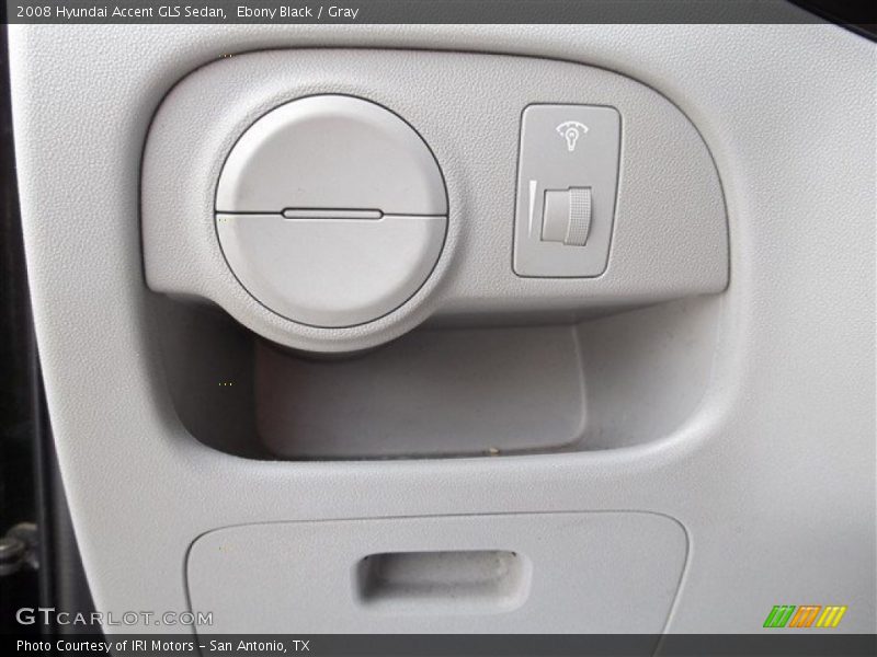 Ebony Black / Gray 2008 Hyundai Accent GLS Sedan