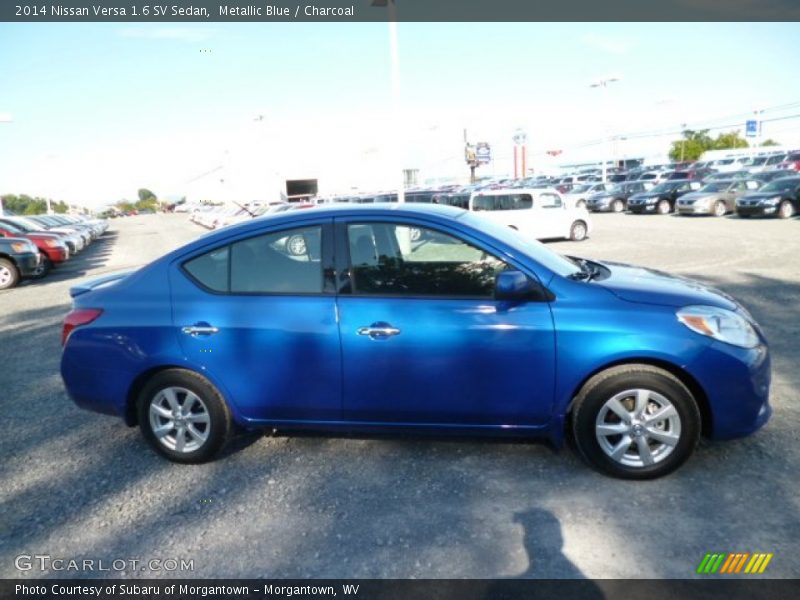 Metallic Blue / Charcoal 2014 Nissan Versa 1.6 SV Sedan