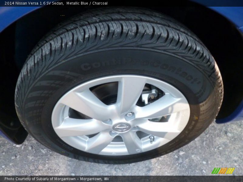 Metallic Blue / Charcoal 2014 Nissan Versa 1.6 SV Sedan