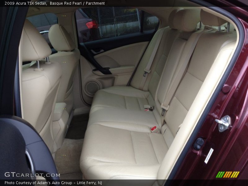 Basque Red Pearl / Parchment 2009 Acura TSX Sedan