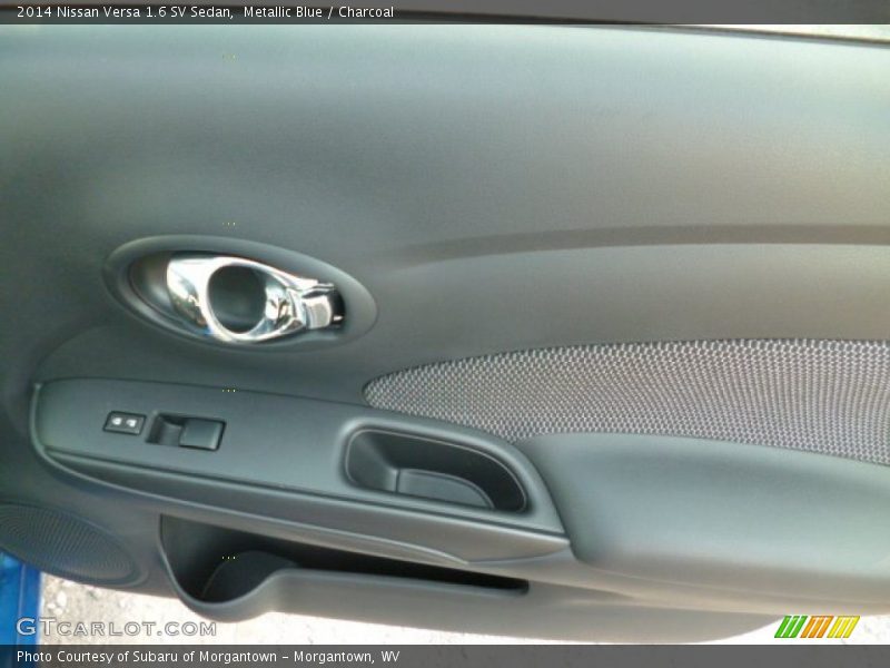 Metallic Blue / Charcoal 2014 Nissan Versa 1.6 SV Sedan