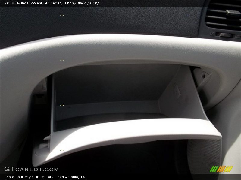 Ebony Black / Gray 2008 Hyundai Accent GLS Sedan