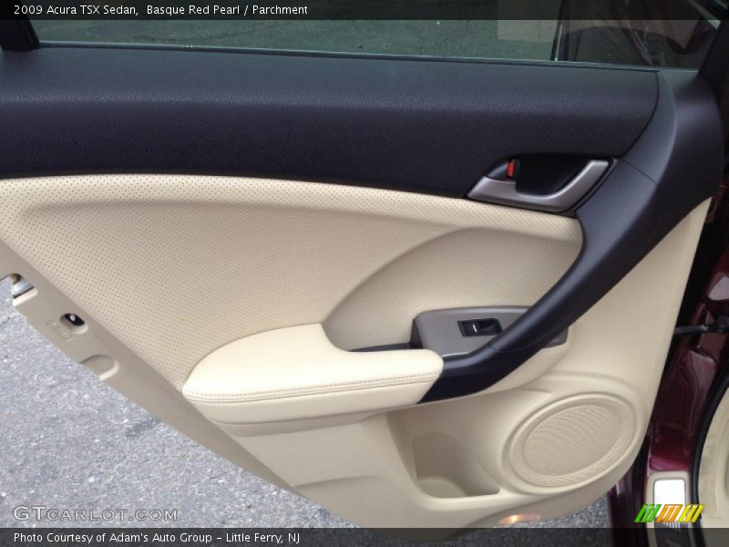 Basque Red Pearl / Parchment 2009 Acura TSX Sedan