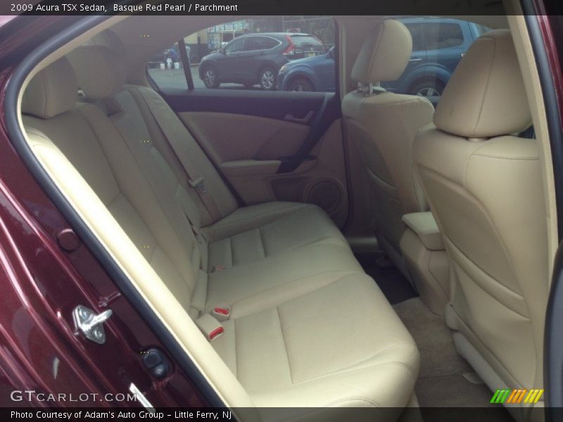 Basque Red Pearl / Parchment 2009 Acura TSX Sedan