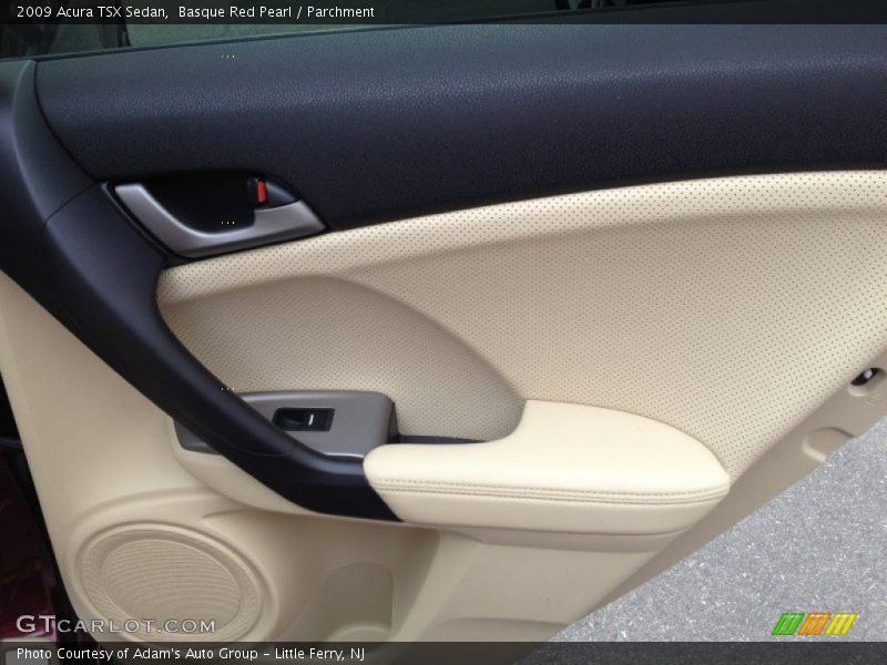 Basque Red Pearl / Parchment 2009 Acura TSX Sedan
