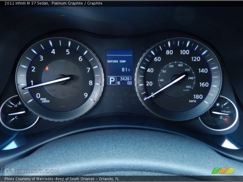 Platinum Graphite / Graphite 2011 Infiniti M 37 Sedan