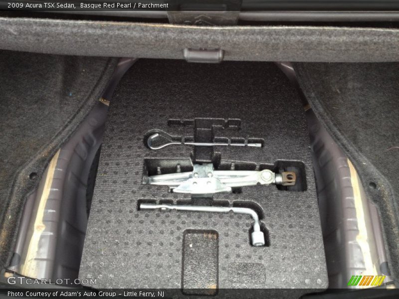 Basque Red Pearl / Parchment 2009 Acura TSX Sedan