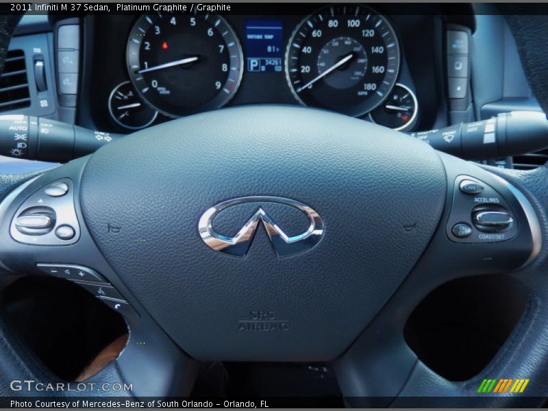 Platinum Graphite / Graphite 2011 Infiniti M 37 Sedan